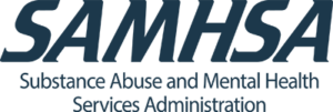 substance abuse and mental health services administration text logo